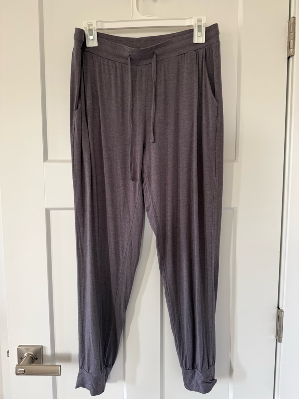 Kindred Bravely Purple Heather Grey Drawstring Jogger Pants